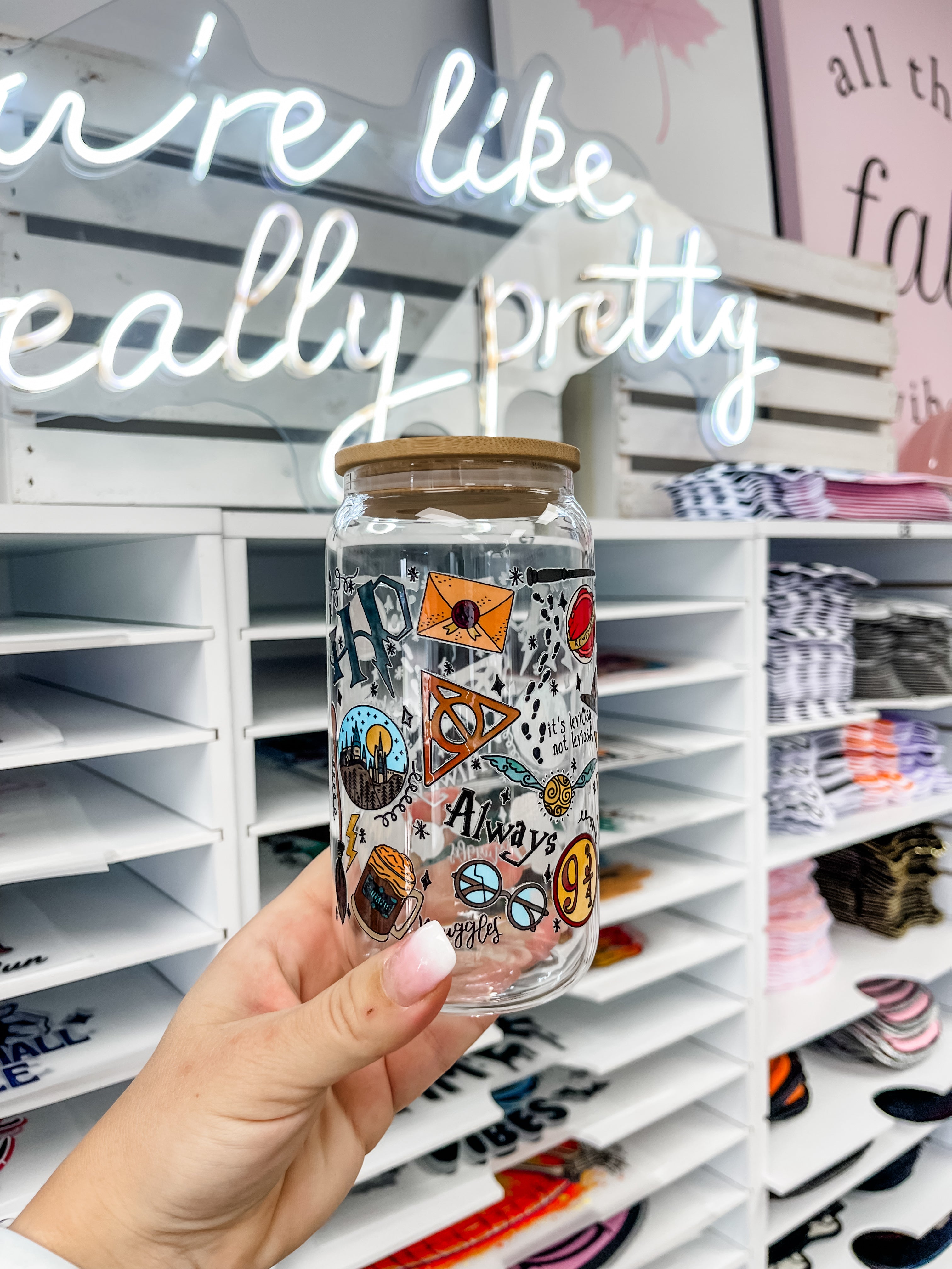 HP Iced Coffee Glass