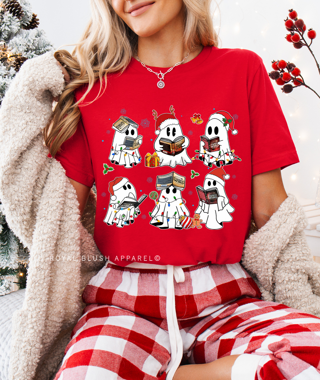 Fourth Wing Ghosties Relaxed Unisex T-shirt