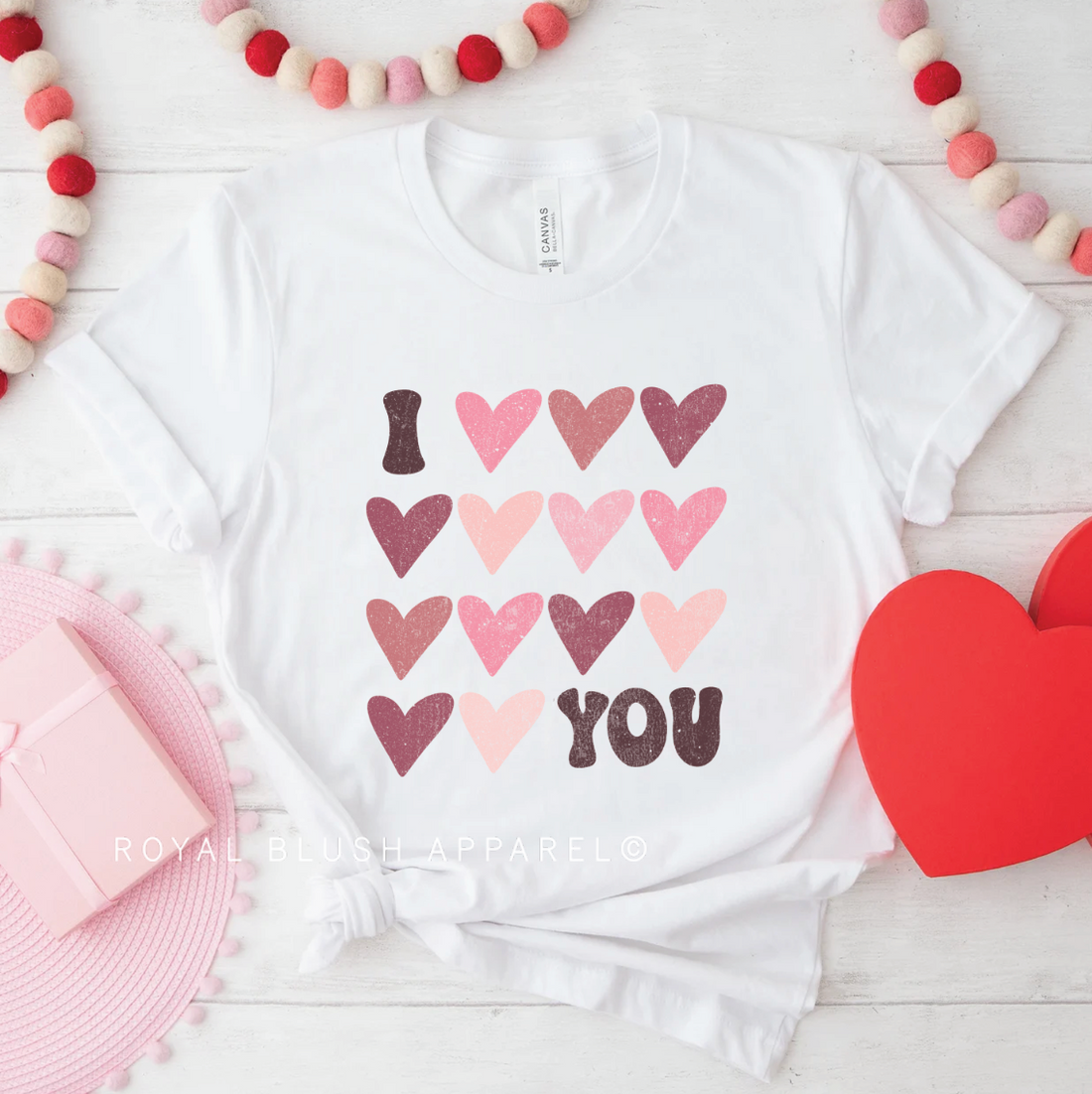 I ♥ YOU Relaxed Unisex T-shirt