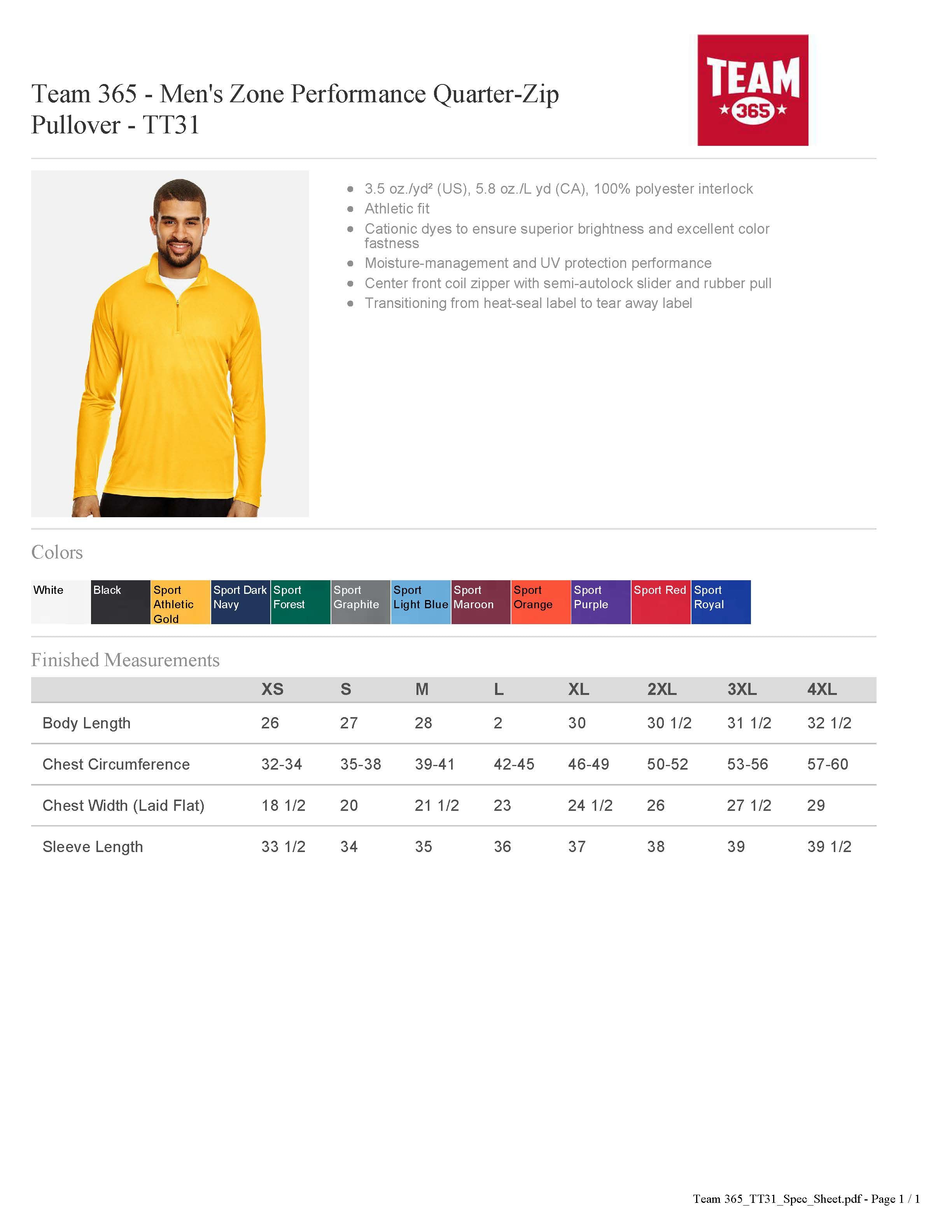 St Edmund Long Sleeve Zipper Polo