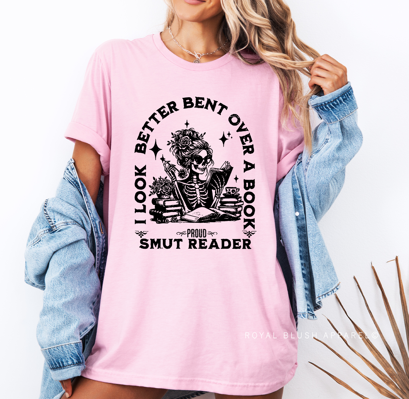 Bent Over A Book Relaxed Unisex T-shirt