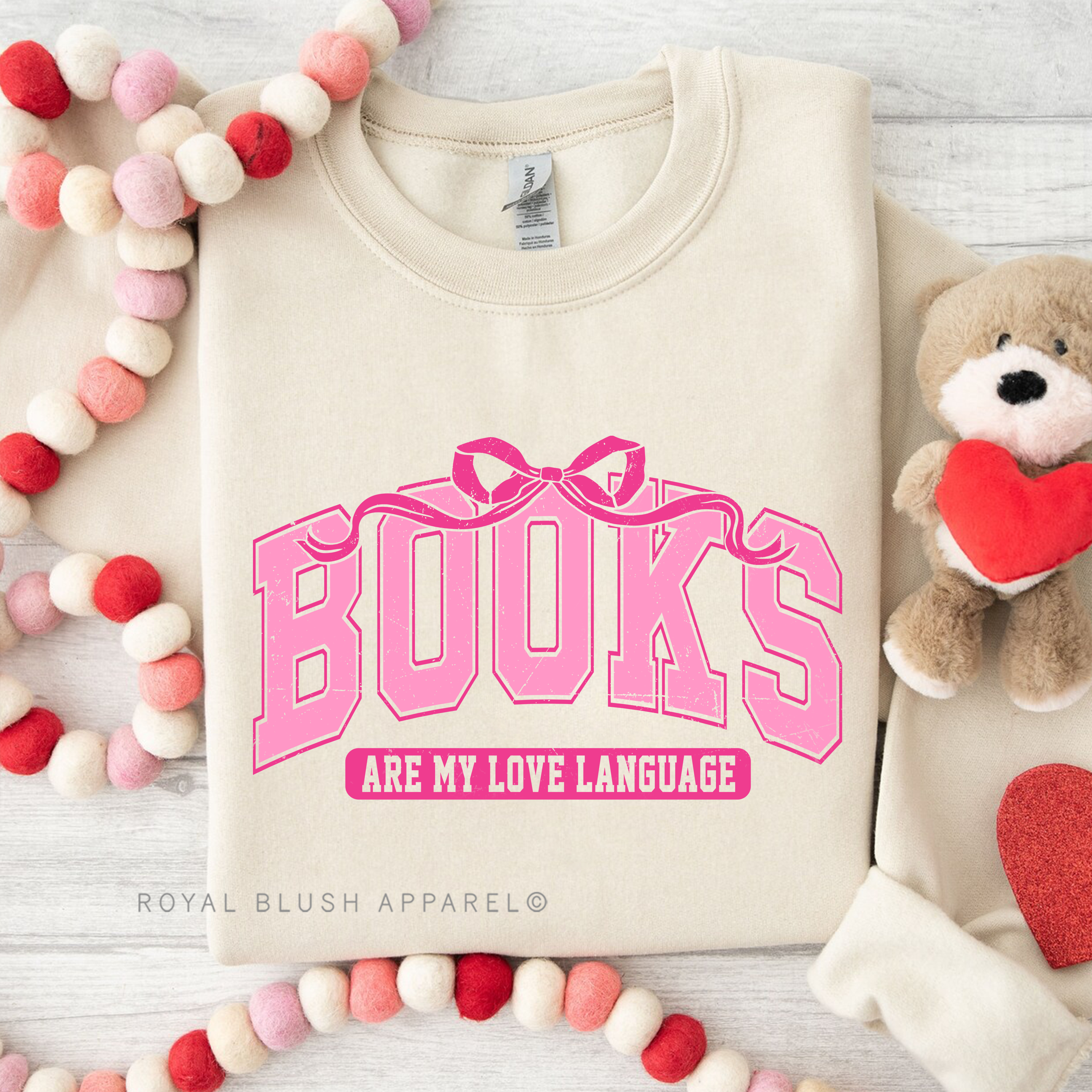 Bow Books Are My Love Language Sweatshirt