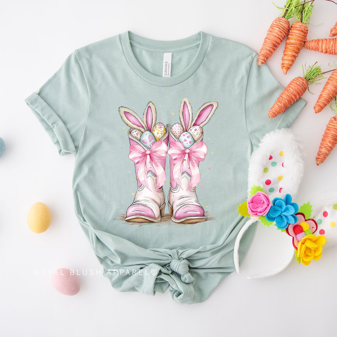 Bunny Boots Relaxed Unisex T-shirt
