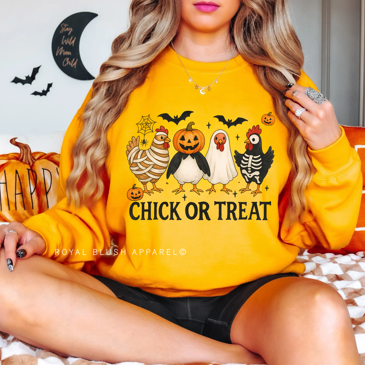 Chick Or Treat Sweatshirt