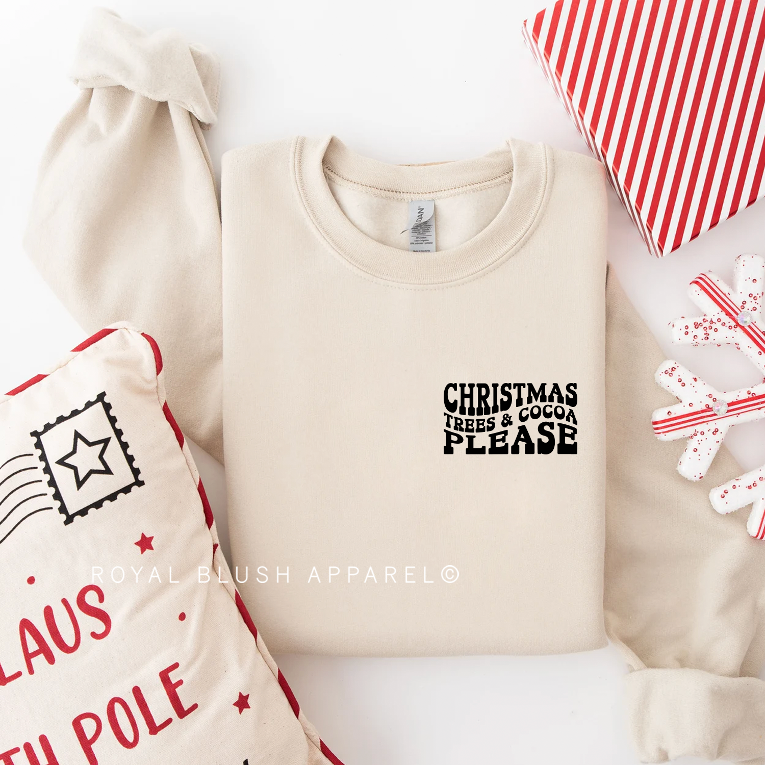 Christmas Trees & Cocoa Please Sweatshirt