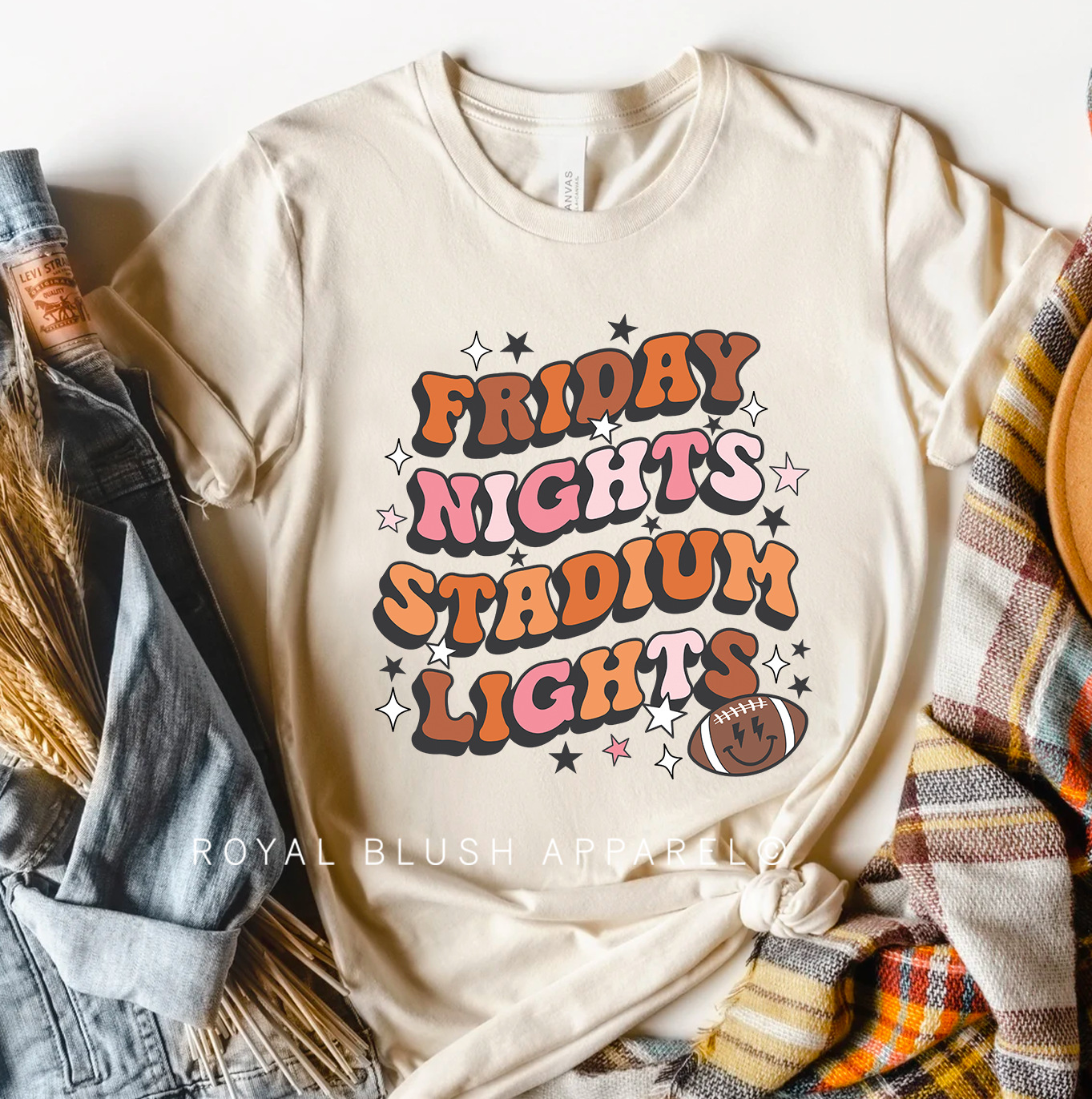 Friday Nights Stadium Lights Relaxed Unisex T-shirt