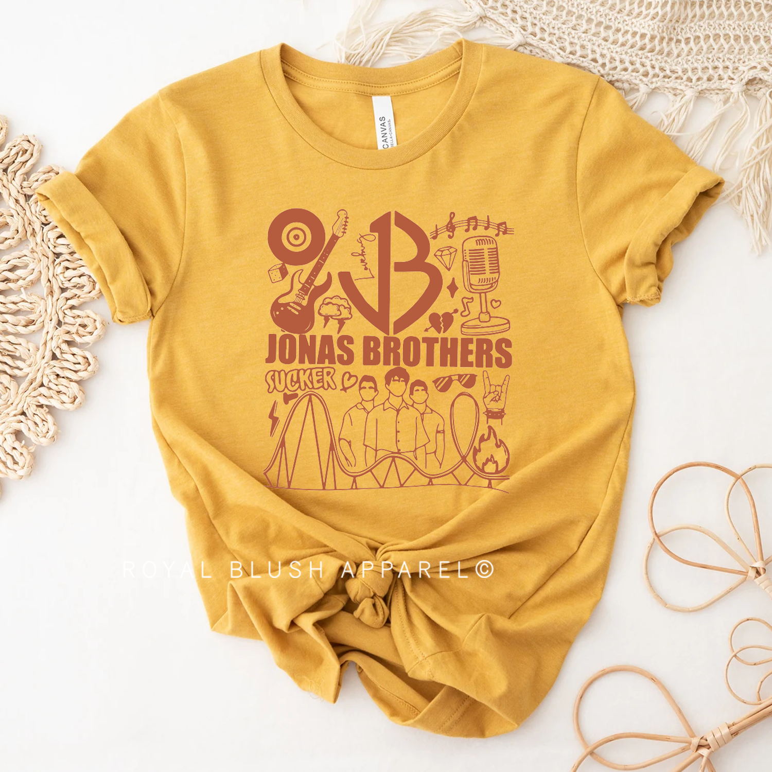 JB Jonas Brothers Relaxed Unisex T-shirt