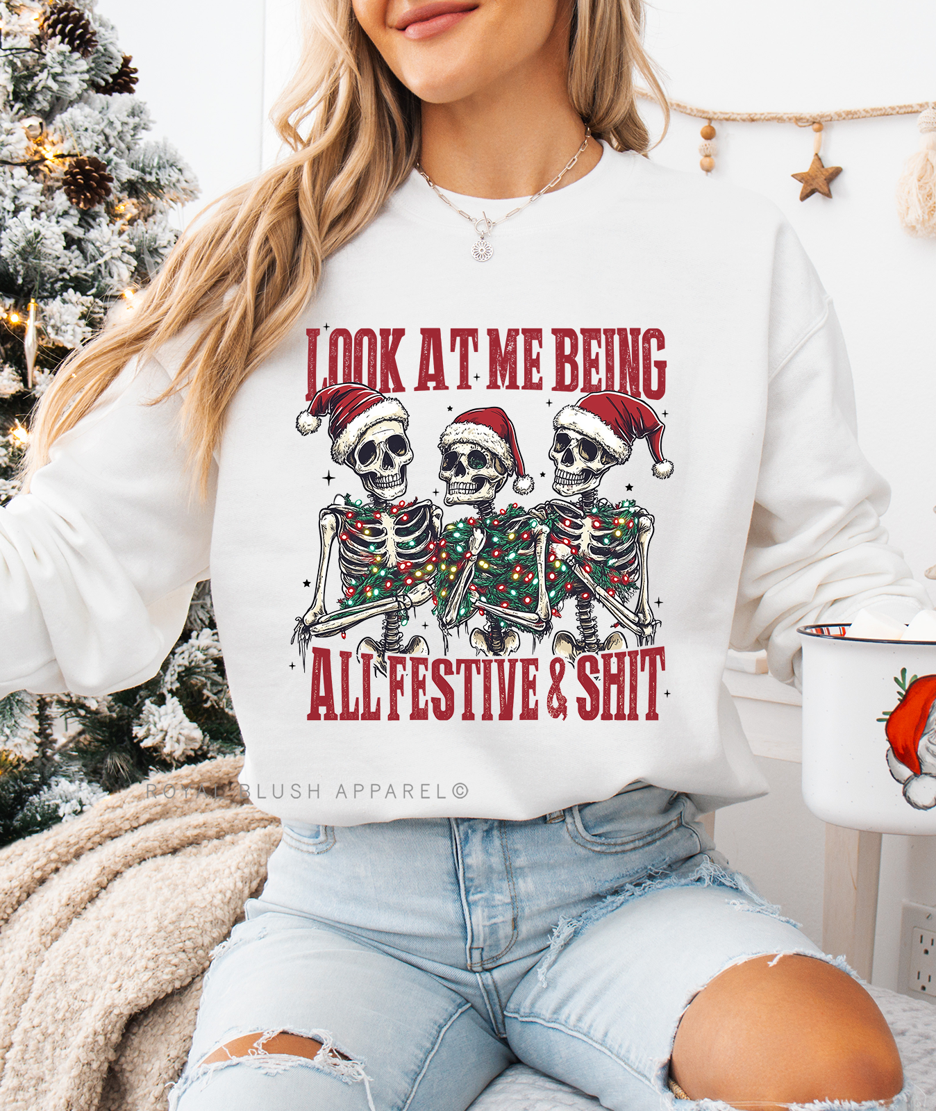 Look At Me Being All Festive & Shit Sweatshirt