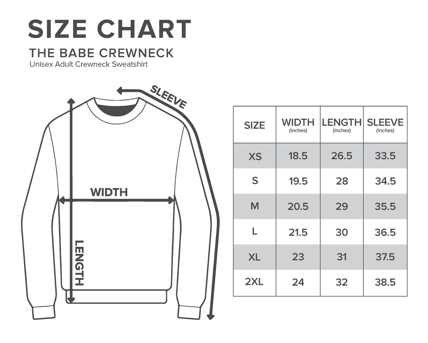 RBA Design Babe Crewneck