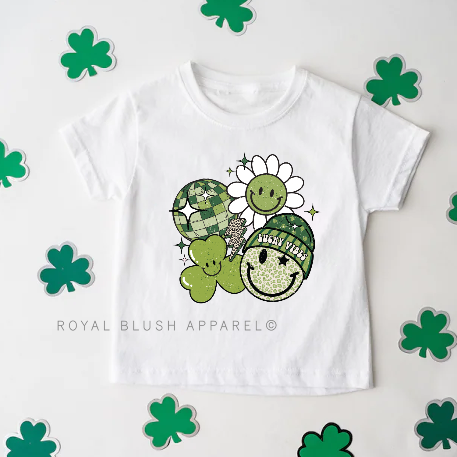 Disco Lucky Vibes T-shirt pour tout-petits et jeunes