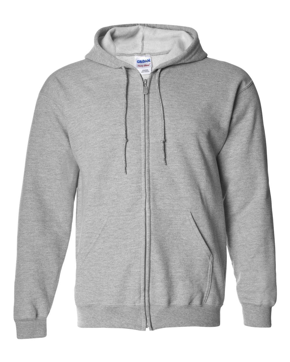 LARGE UNISEX SPORT GREY ZIP UP