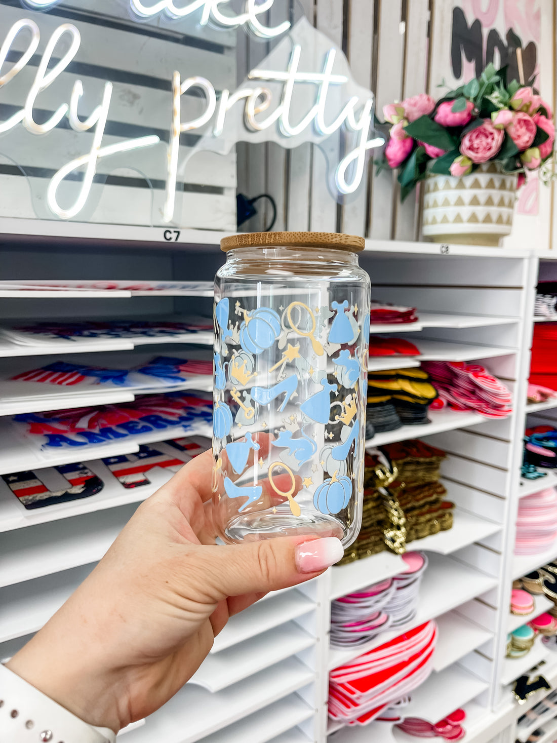 Fairytale Iced Coffee Glass