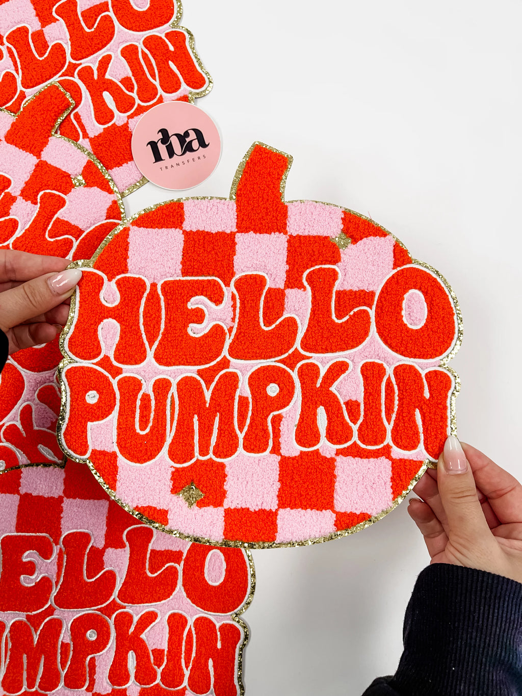Hello Pumpkin Chenille Patch Sweatshirt secondary image