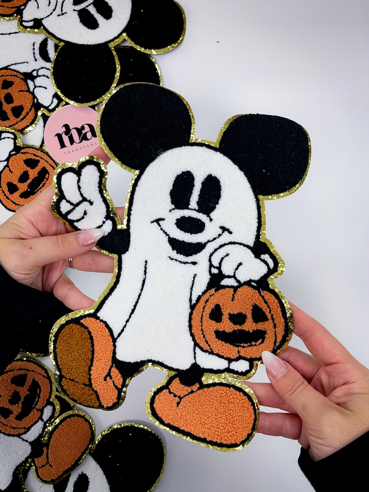 Mickey Halloween Chenille Patch Sweatshirt secondary image