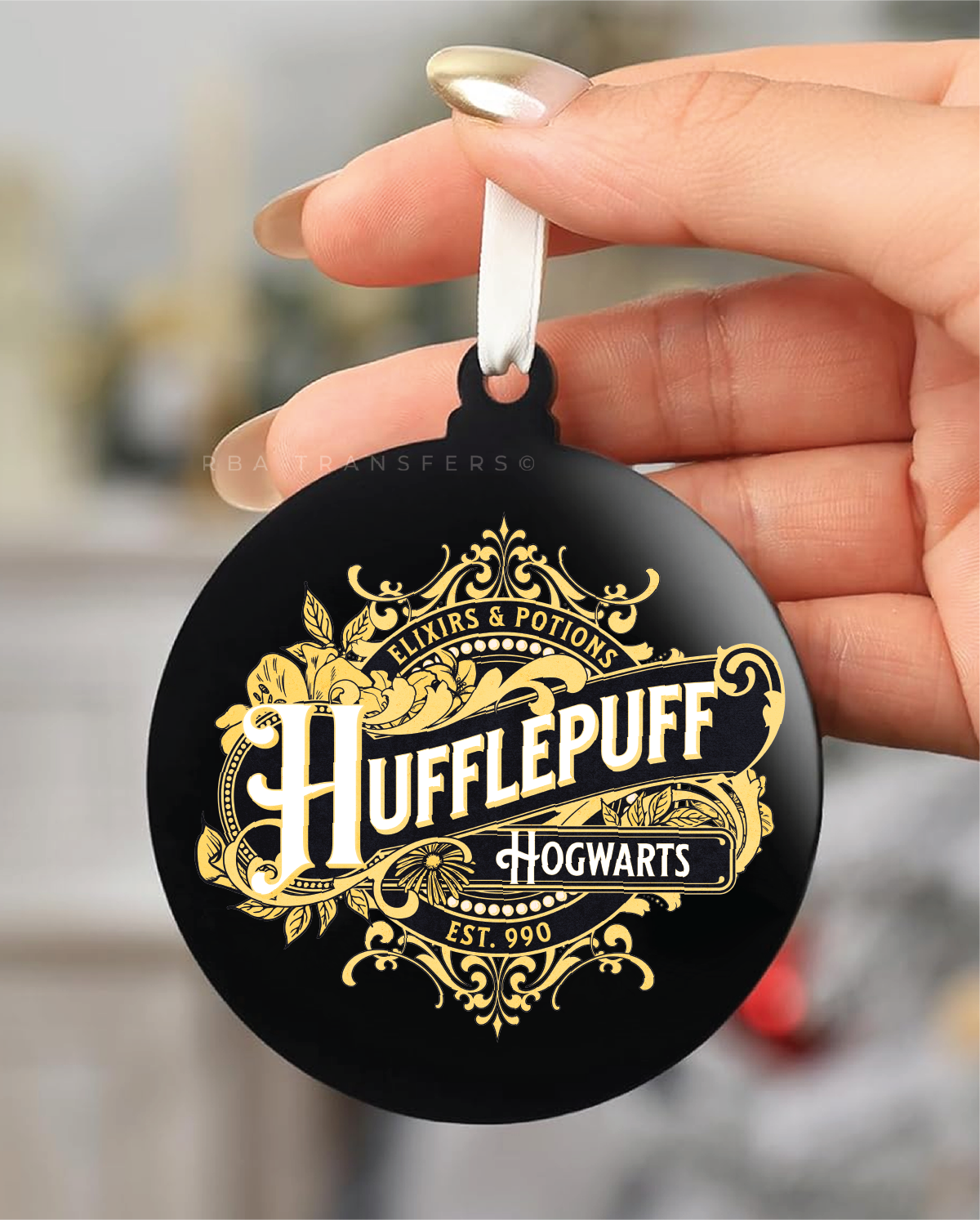 Hufflepuff Acrylic Ornament