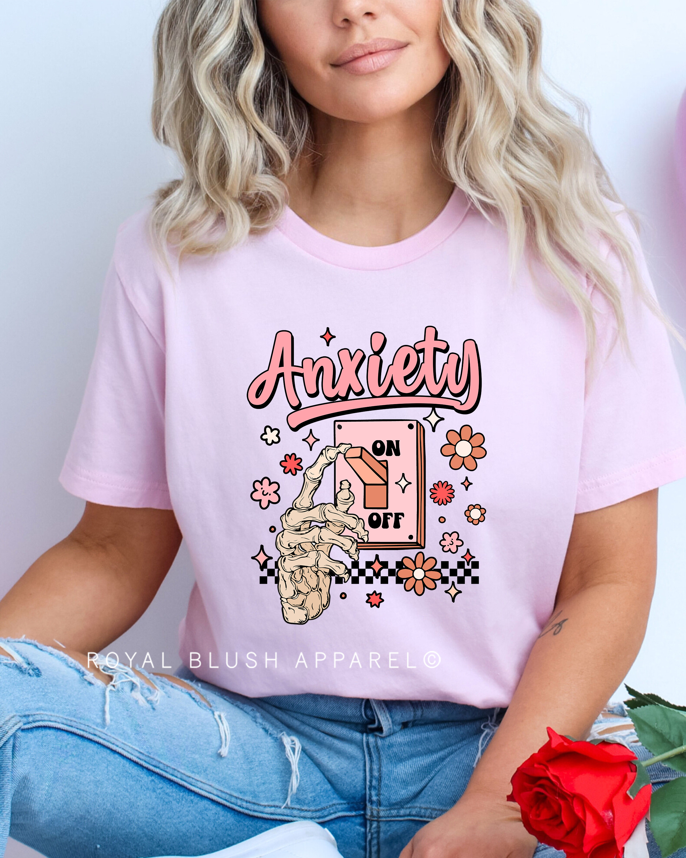 Anxiety ON Relaxed Unisex T-shirt