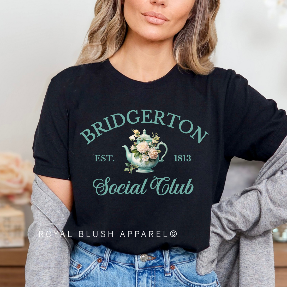 Bridgerton Social Club Relaxed Unisex T-shirt
