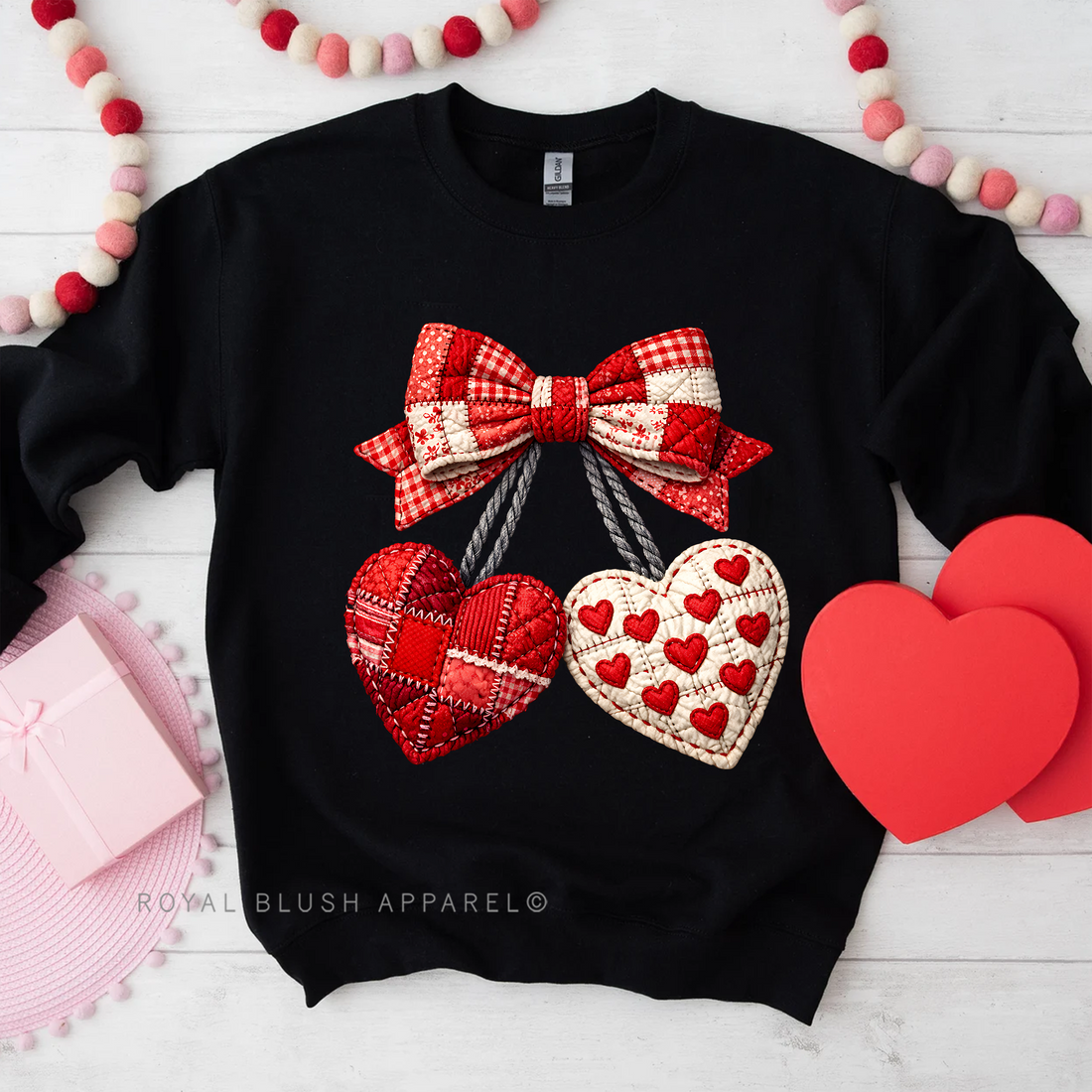 Cherry Hearts Sweatshirt