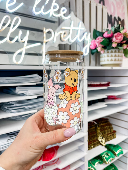 Easter Gang Iced Coffee Glass