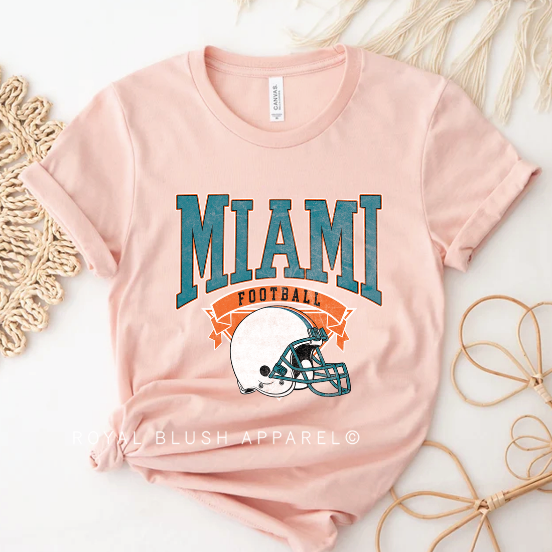 Miami Football Relaxed Unisex T-shirt