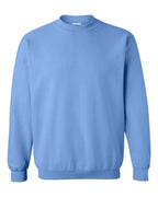 Light blue sweatshirt on a white background