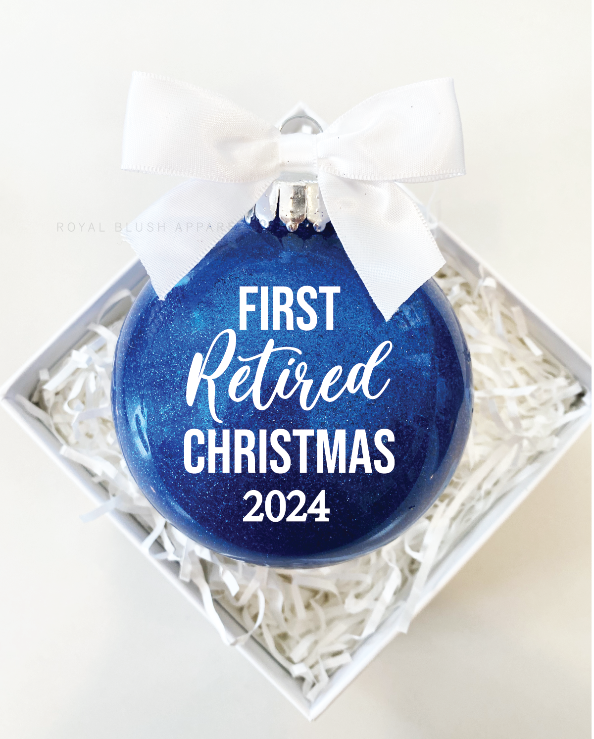 First Retired Christmas 2024 Glitter Ornament