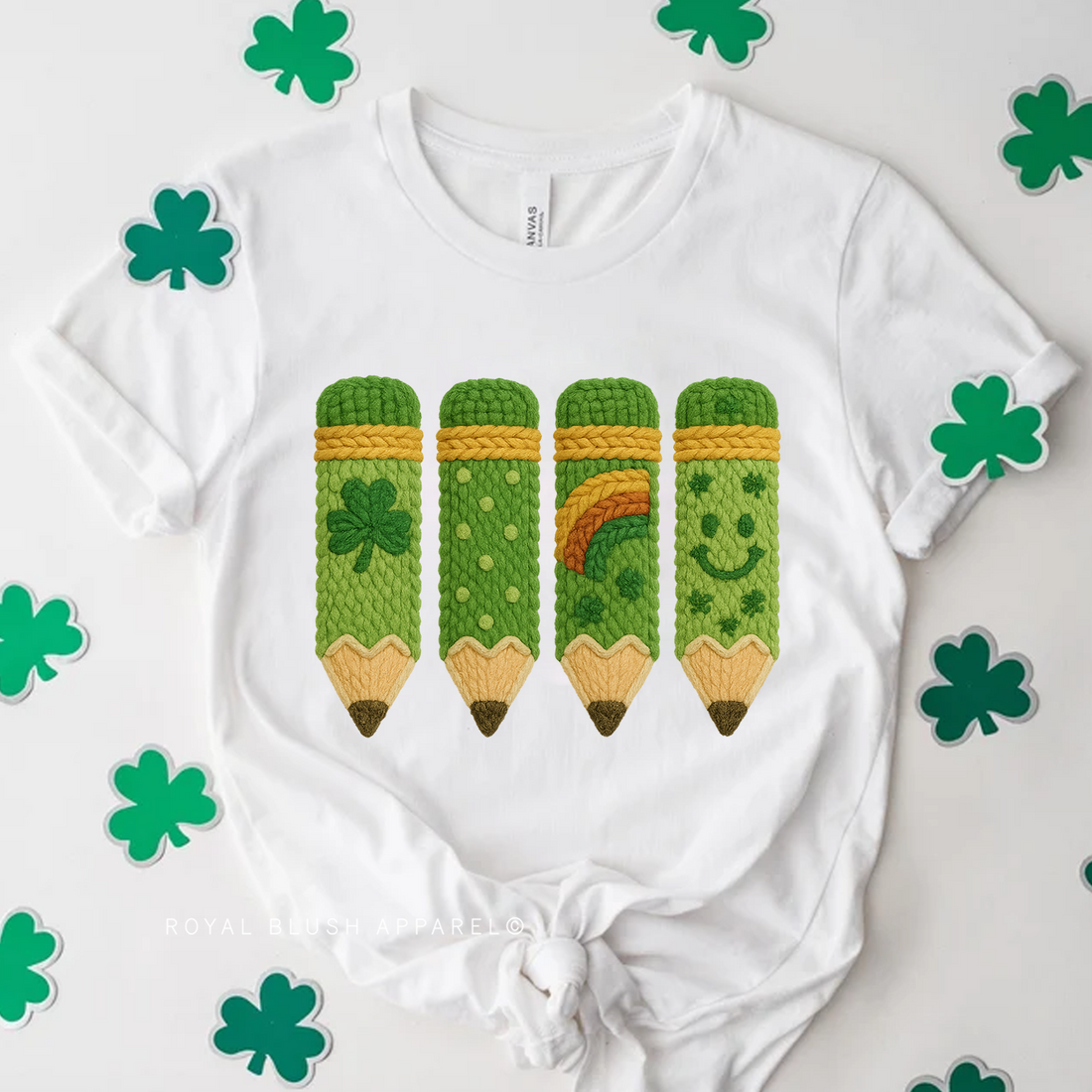 Green Pencils Relaxed Unisex T-shirt