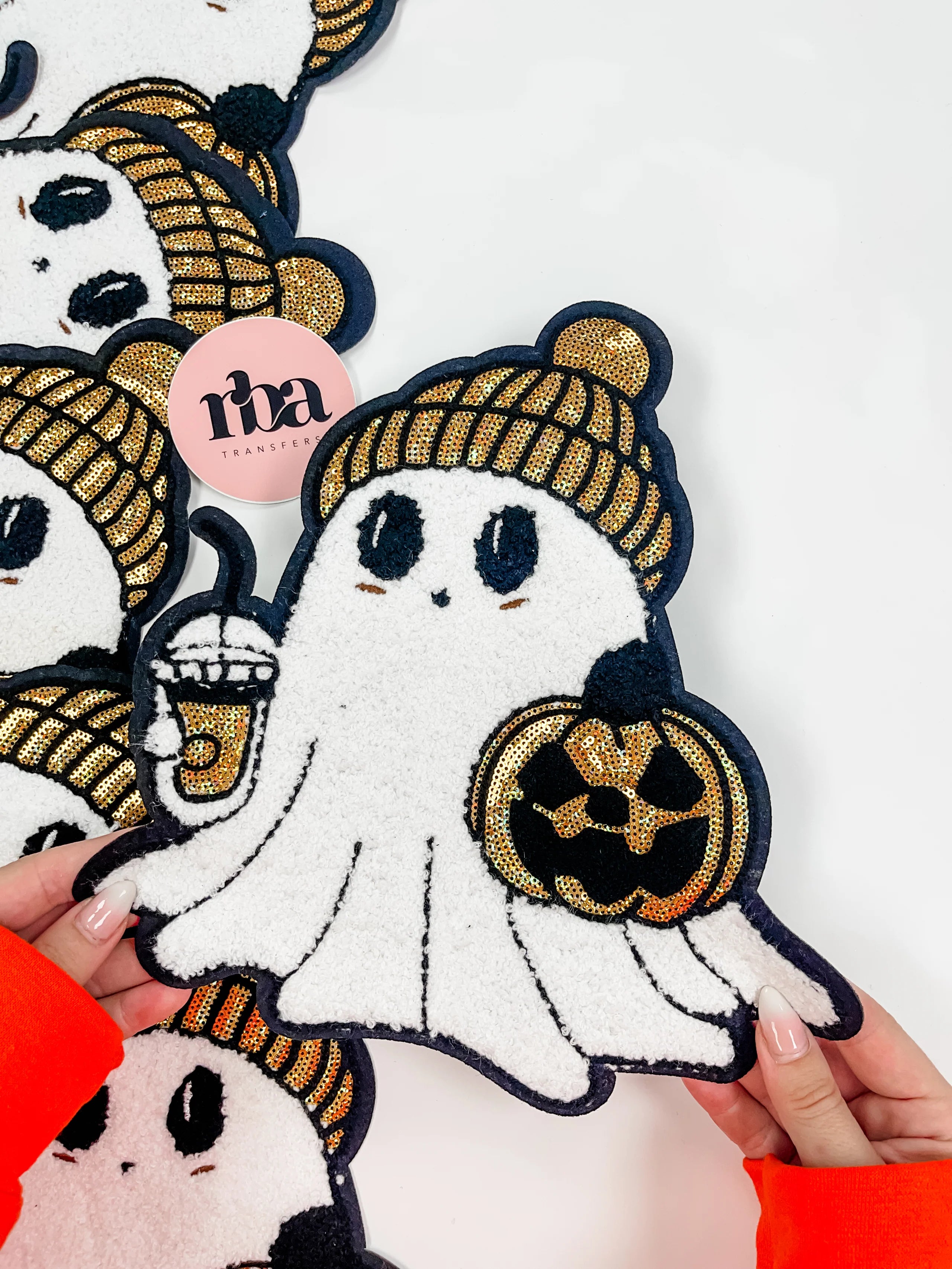 Ghost Sequin Patch Sweatshirt secondary image