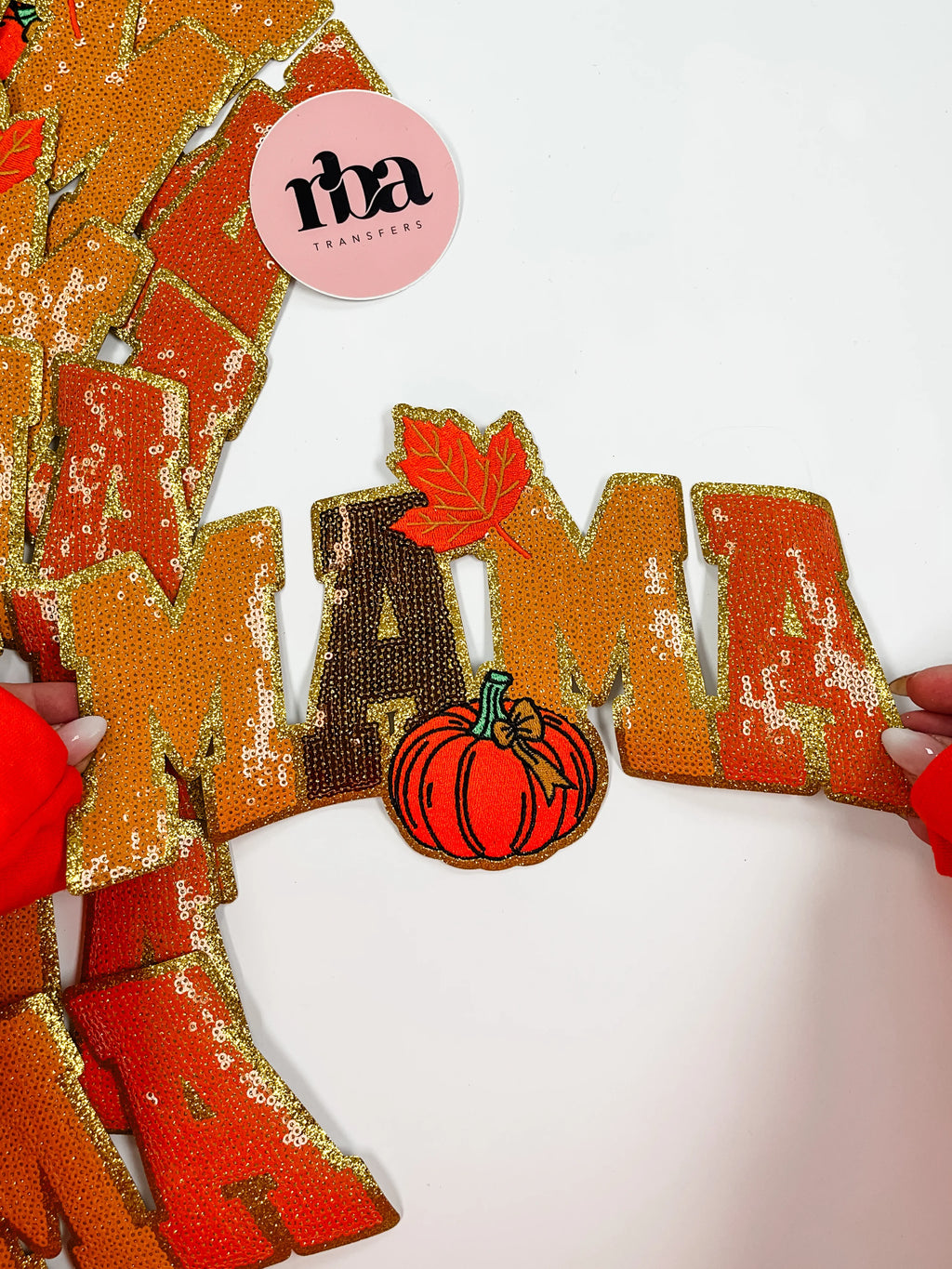 Autumn Mama Sequin Patch Sweatshirt secondary image
