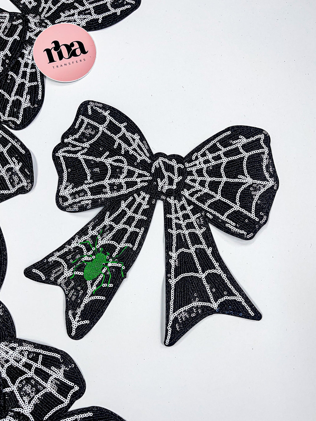 Web Bow Sequin Patch Sweatshirt secondary image