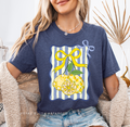 Lemon Stripes graphic T-shirt