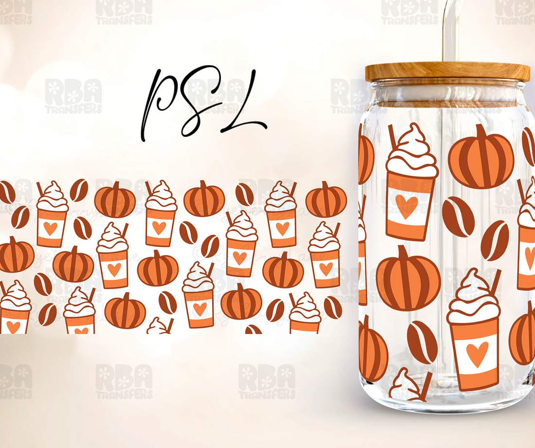 PSL Iced Coffee Glass