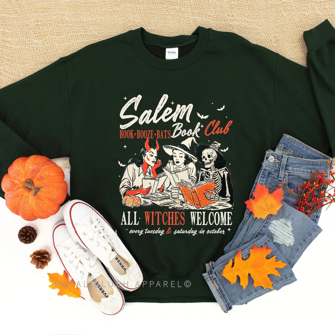 Salem Book Club All Witches Welcome Sweatshirt