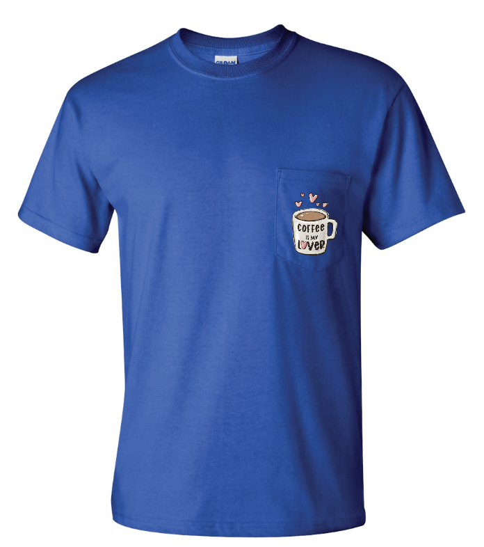Coffee Is My Lover - SMALL ROYAL BLUE UNISEX