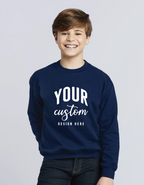 Custom sweatshirt with personalized logo or design