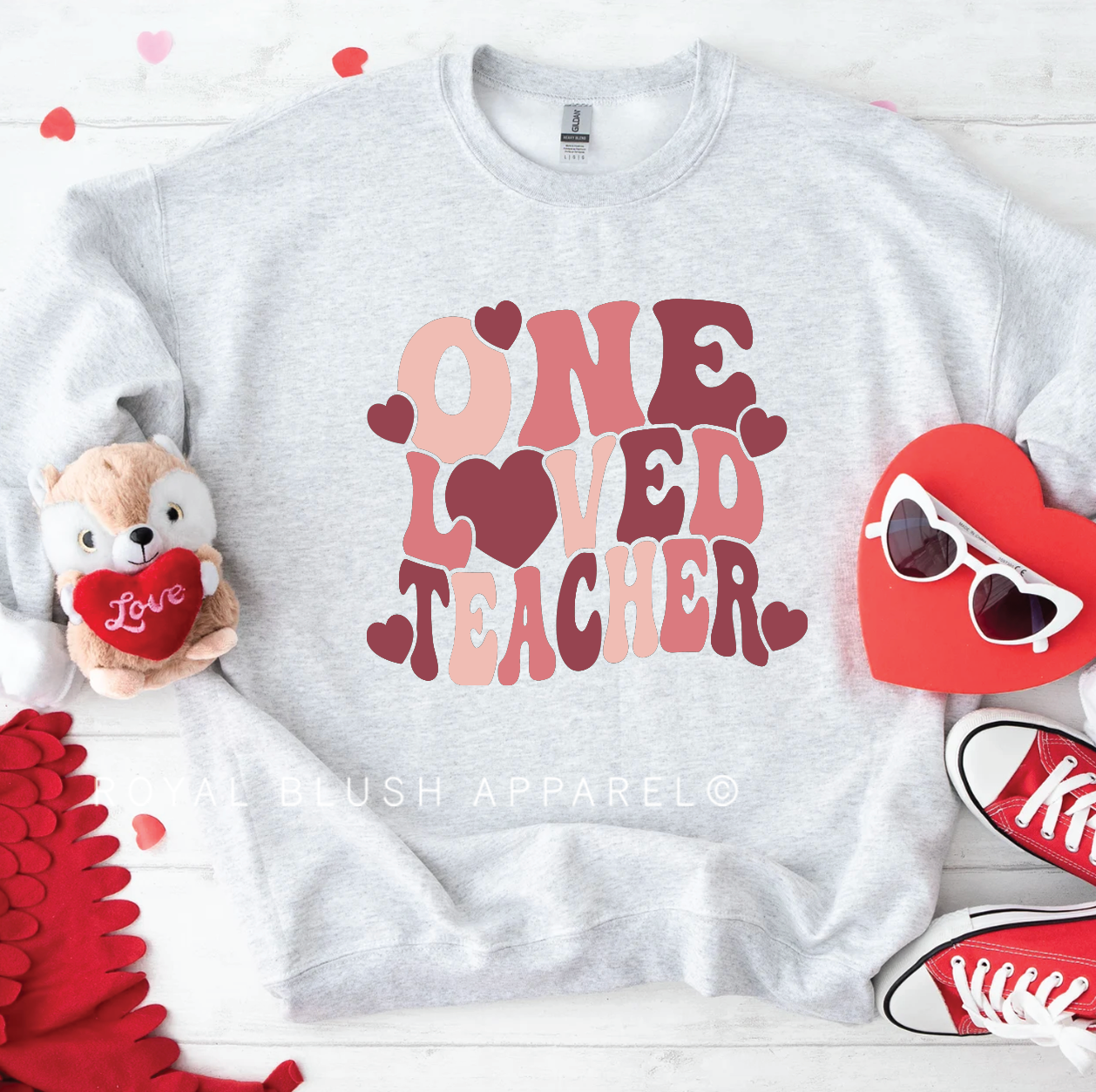 One Loved Teacher Sweatshirt