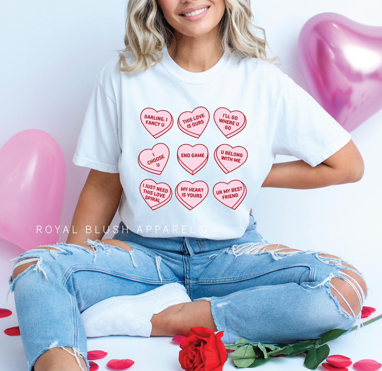 Swift Candy Hearts Relaxed Unisex T-shirt