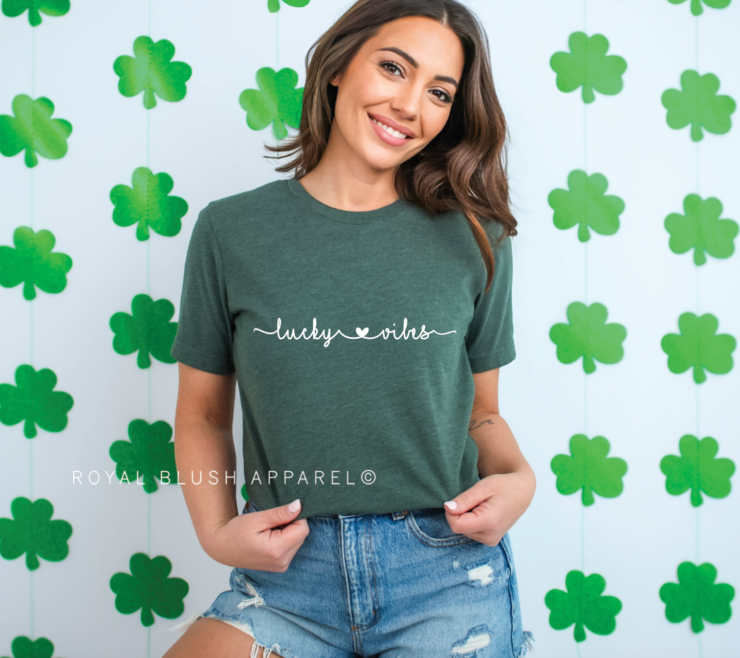 Lucky♥Vibes Relaxed Unisex T-shirt