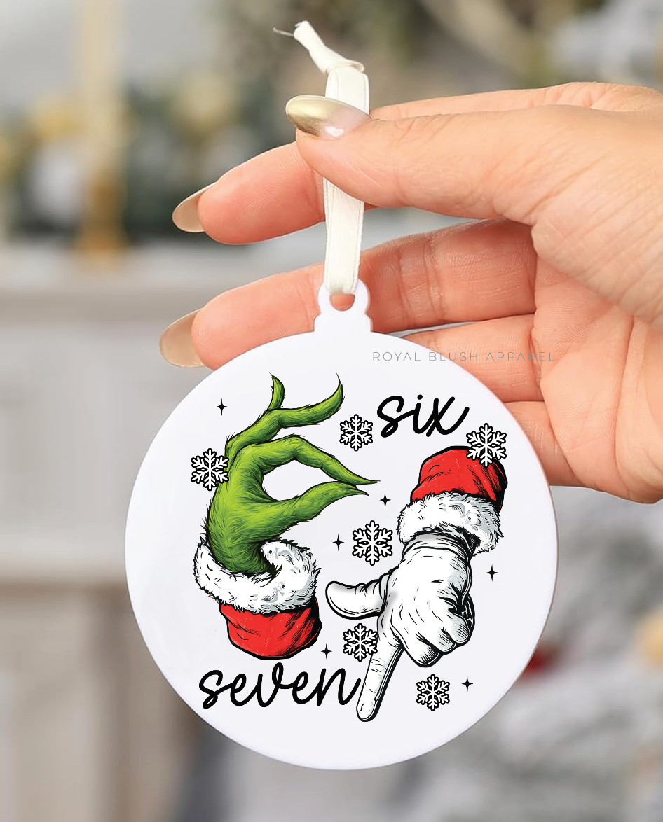 Six Seven Acrylic Ornament