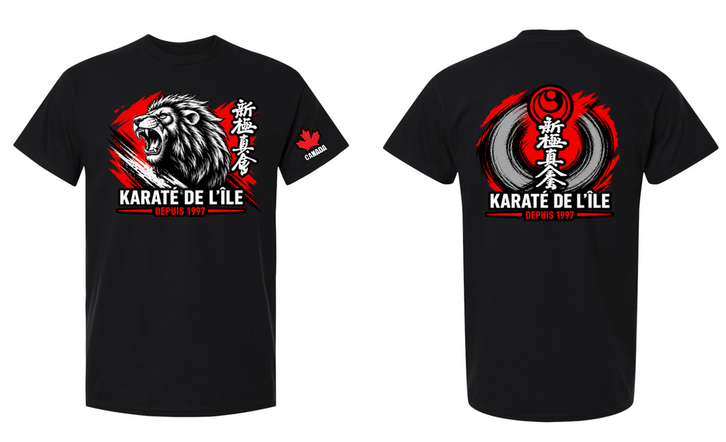 Karaté De L'île Cotton Adult T-Shirt