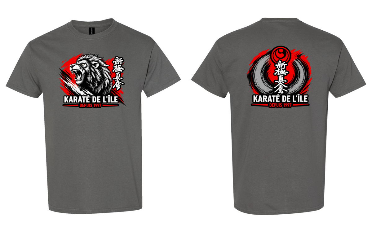 Karaté De L'île Cotton Adult T-Shirt