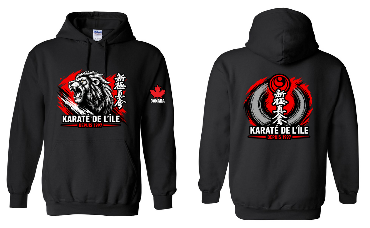 Karaté De L'île Adult Hoodie