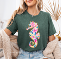 Seahorse graphic T-shirt