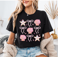 Seashell Coquette graphic T-shirt