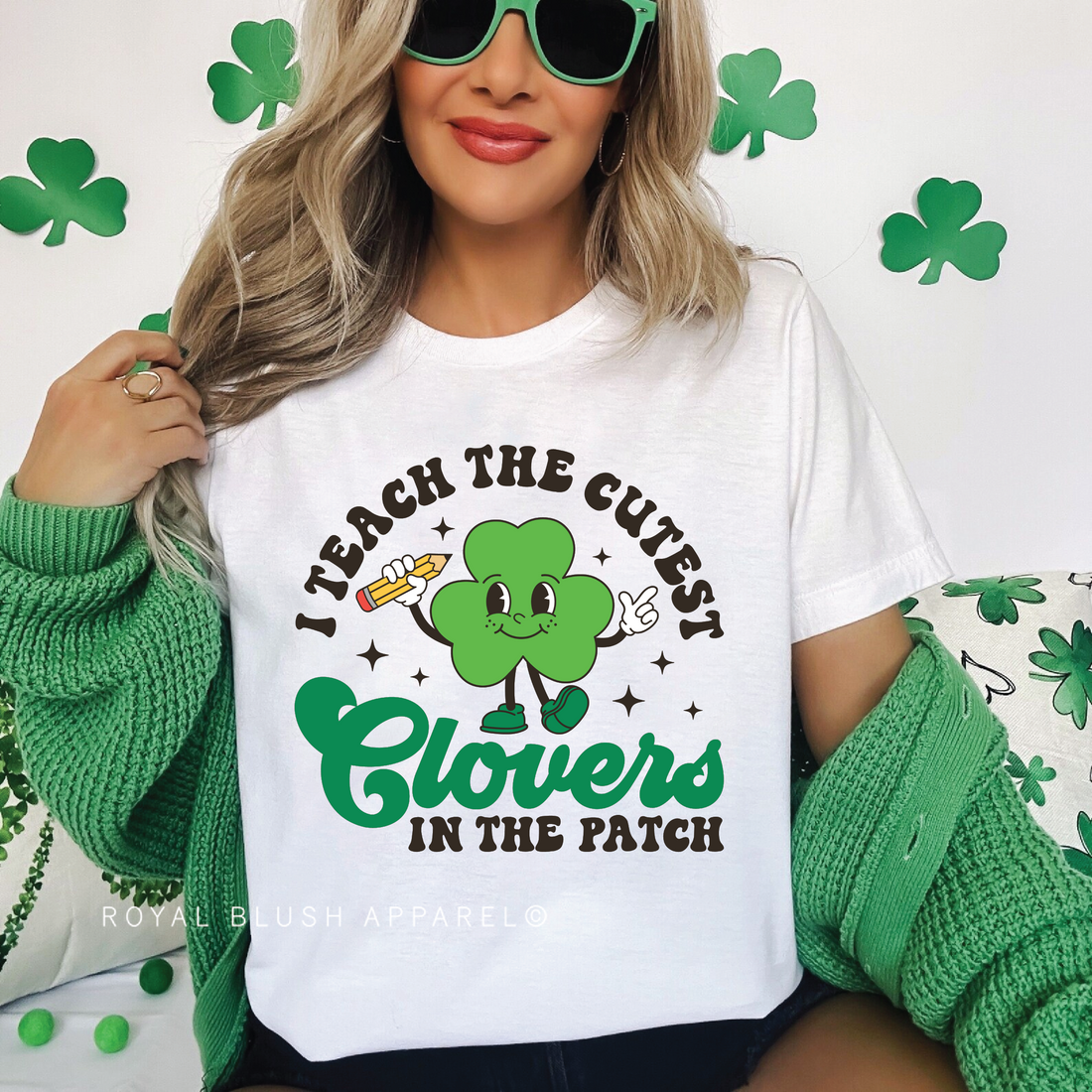 I Teach The Cutest Clovers In The Patch Relaxed Unisex T-shirt