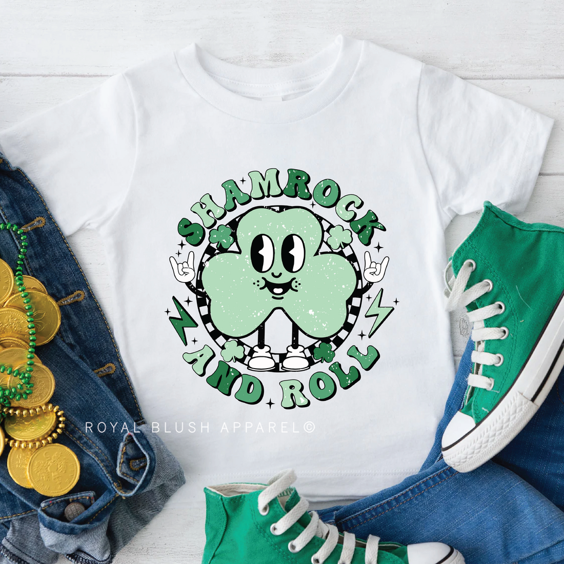 Shamrock And Roll Toddler &amp; Youth T-Shirt