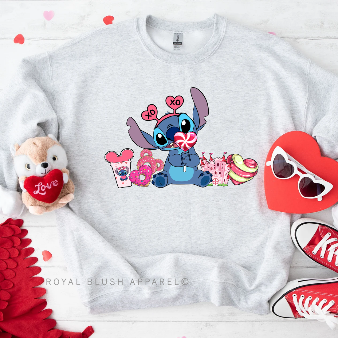 Stitch Valentine Sweatshirt