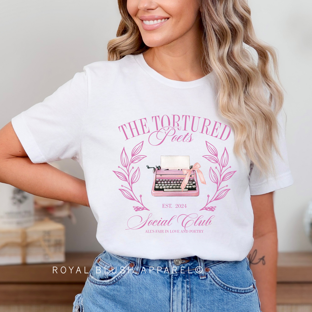 The Tortured Poets Social Club graphic T-shirt