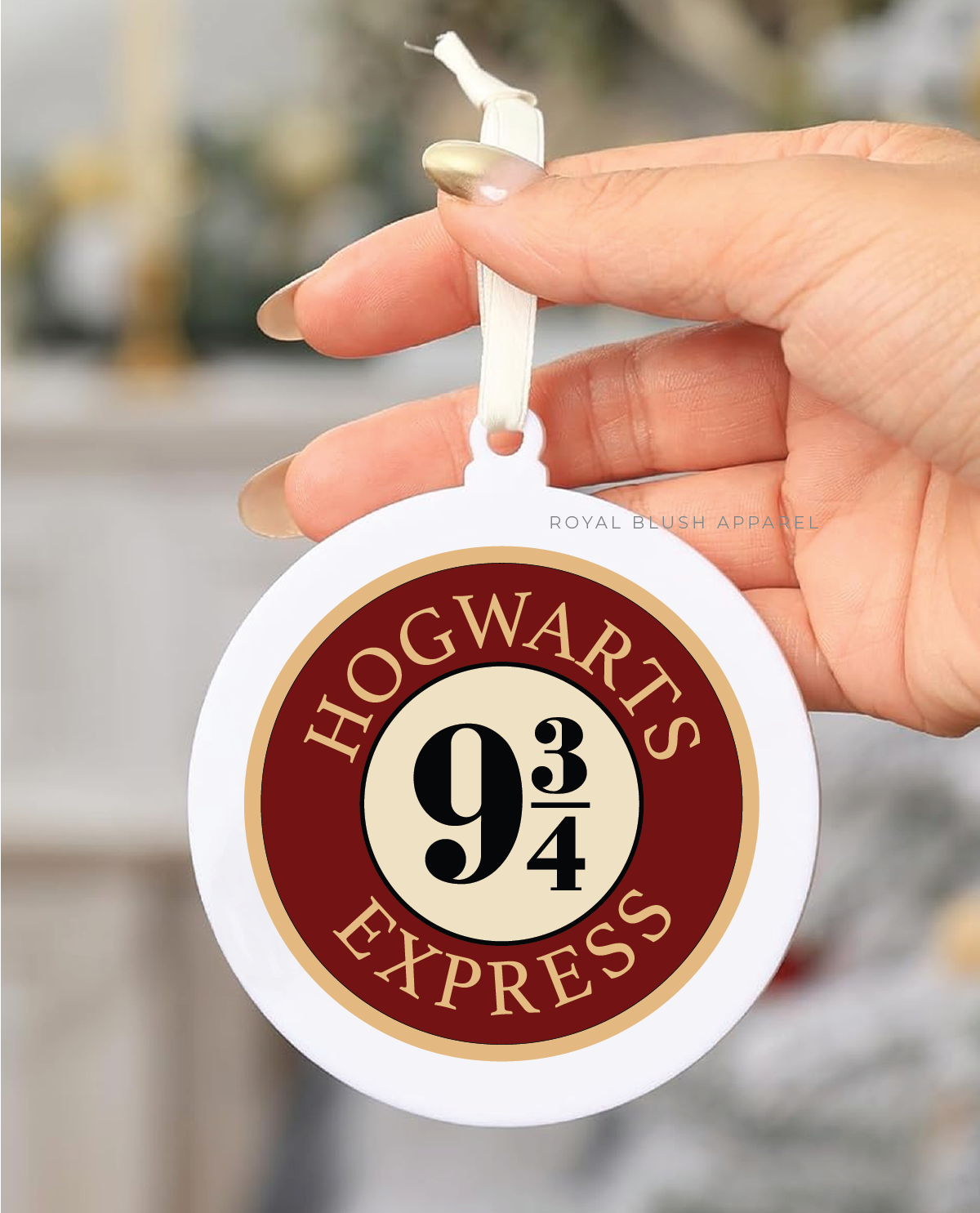 Hogwarts Express 9 3/4 Acrylic Ornament