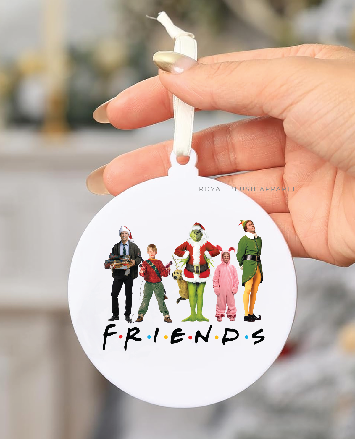 Christmas Friends Acrylic Ornament